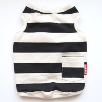 太ボーダーポケットタンク（黒）