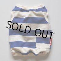 太ボーダーポケットタンク（青）