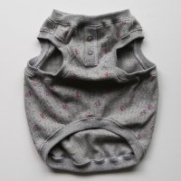 小花ワッフル（グレー）