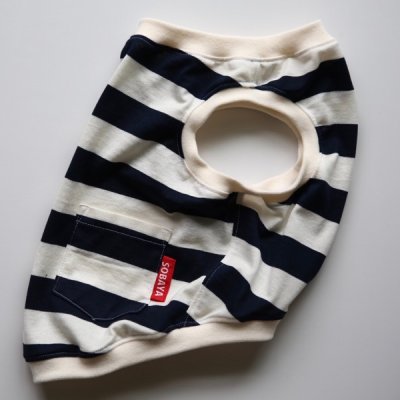 画像2: サマー太ボーダー（紺）