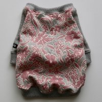 ボタニカルフラワー（グレーピンク）